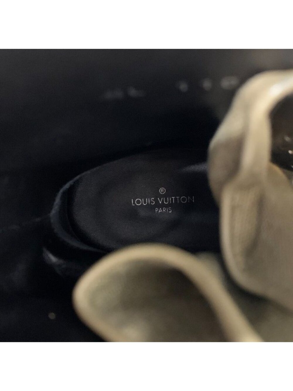 Louis Vuitton Metropolis Line Monogram Boots Short Shoes Leather Canvas Black - Picture 7 of 9